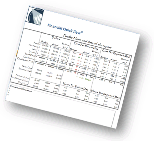 Financial QuickView Sample